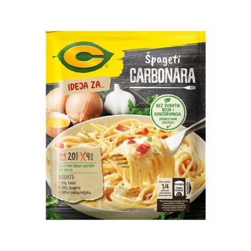 Centroproizvod špageti carbonara 34g kesica