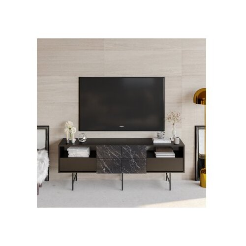 Woody Fashion TV polica Derin Black Slike
