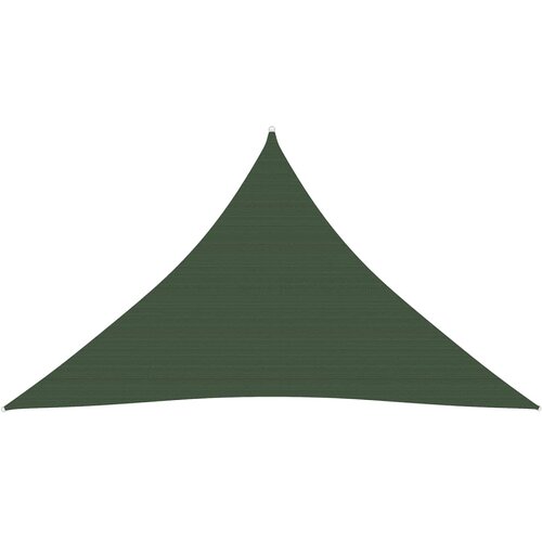 vidaXL Senčno jadro 160 g/m² temno zeleno 3x3x4,2 m HDPE Cene