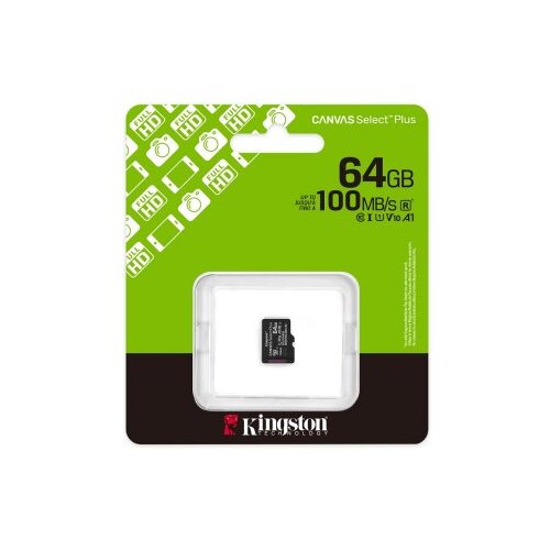 Kingston 64GB, MicroSD, Canvas Select Plus (SDCS3/64GBSP) Cene