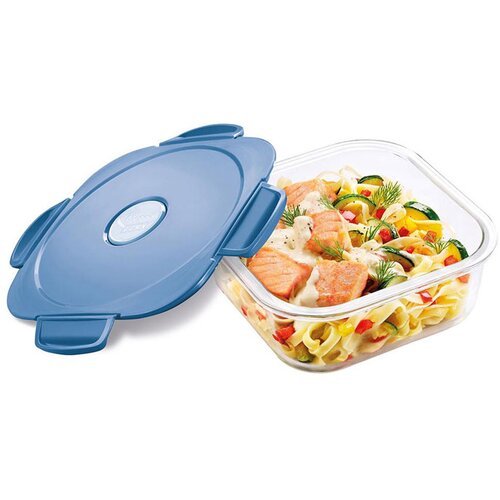  posuda za hranu staklena 1,2l plav ( m870503 ) Slike