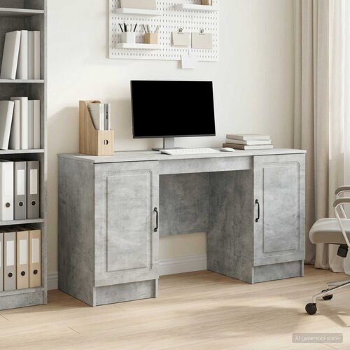  Stol Betonska siva 142,5 x 50 x 75 cm Konstruirano drvo Cijene