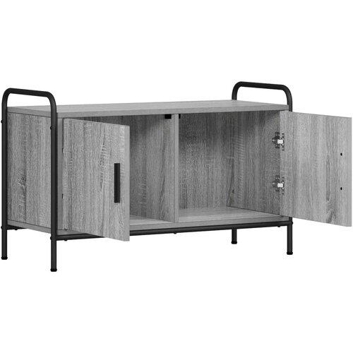 TV ormar 79,5 x 33 x 50 cm Siva Sonoma Konstruirano drvo Slike