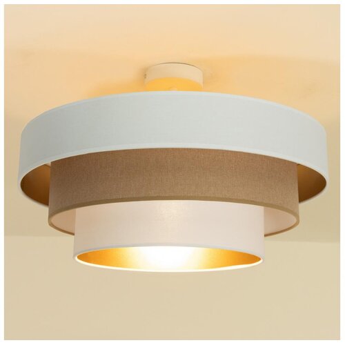 Plafonski luster WENTA 1xE27/60W/230V prečnik 50 cm bela/braon Cene