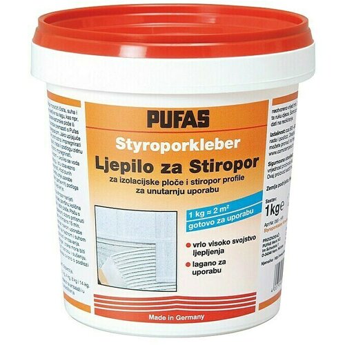  Ljepilo za stiropor Pufas (1 kg) Cijene