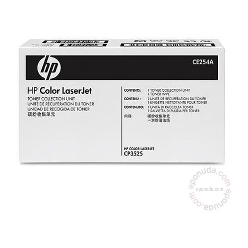 HP original laserjet CP3525 toner collector CE254A standard capacity 36.000 pages 1-pack Slike