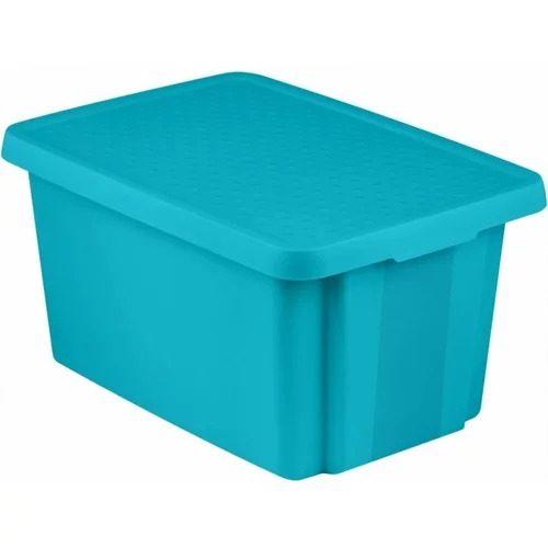 Curver Essentials plava kutija za pohranu s poklopcem, 26 l