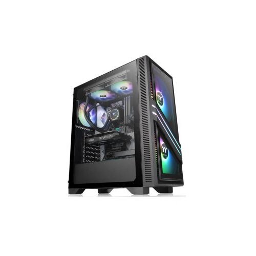 Thermaltake Versa T35 TG RGB Mid tower, tempered glass, 1x 120mm Standard fan Slike