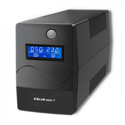 Qoltec Monolith uninterruptible power supply (UPS) Double-conversion (Online) 0.65 kVA 360 W 2 AC outlet(s) Cijene