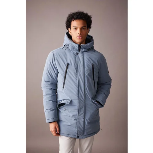 Defacto Water Repellent Regular Fit Hooded Coat Parka