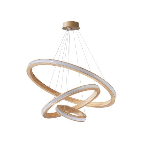  Brilagi - drveni LED luster UMEA WOOD na sajli, LED/45W/230V, prečnik 60 cm Slike