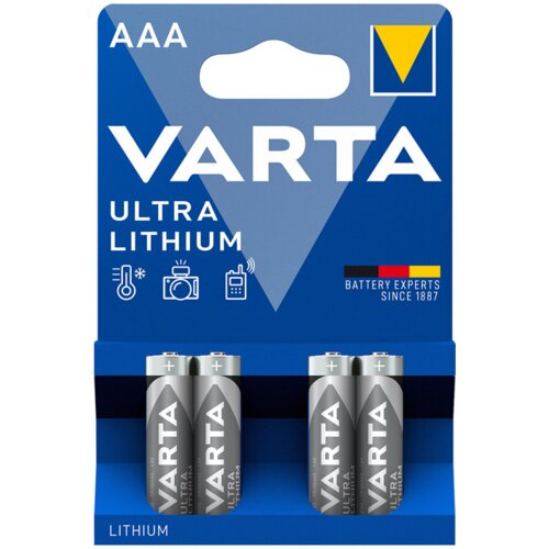Varta ultra litijumska baterija aaa 1/4 1.5V 4kom pakovanje Cene