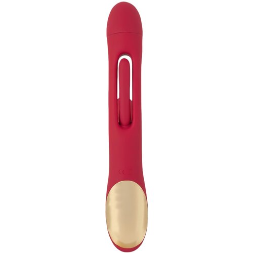 SMILE vibrator s jezikom koji petlja s klitorisom (crveni) Slike