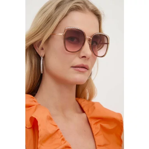 Guess Sunčane naočale za žene, boja: ružičasta