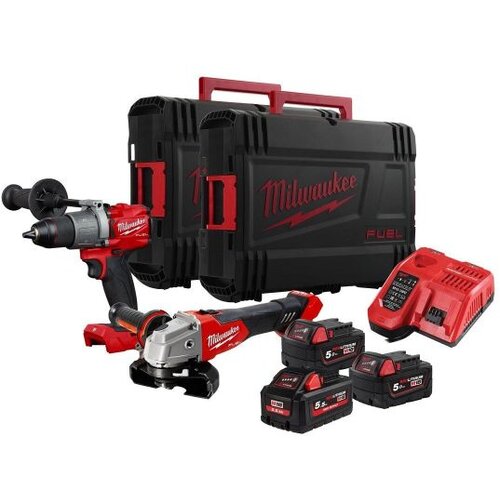 Milwaukee 553X 18v 5 Ah-SET AKU ALATA 2/1 M18FPP2Y Cene