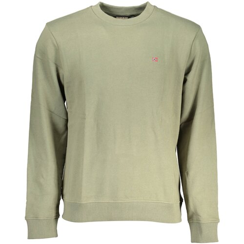 Napapijri SWEATSHIRT WITHOUT ZIP MAN GREEN Slike