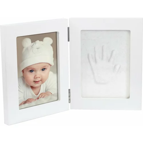 Dooky Luxury Memory Box Double Frame Handprint set za odtis dojenčkovih dlani in stopal 1 kos