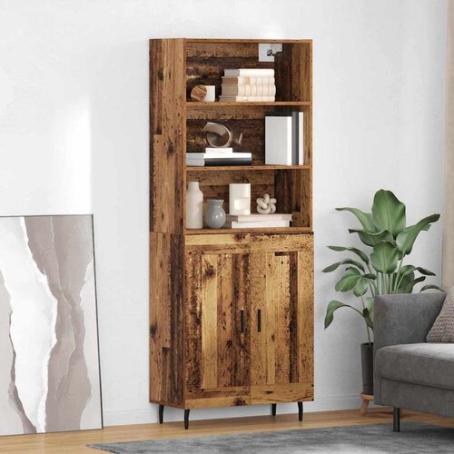  Highboard 2 kom. Staro drvo 69,5 x 32,5 x 180 cm Cene