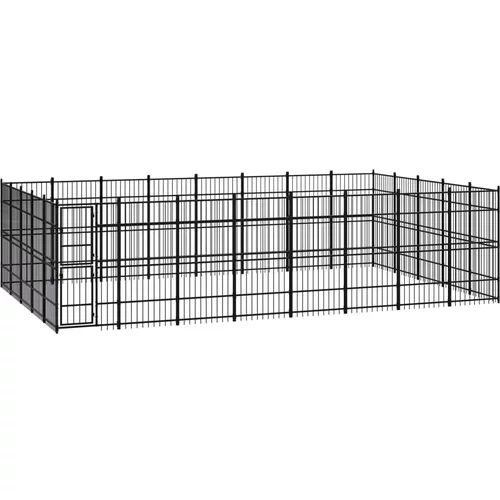  vanjski kavez za pse čelični 36,86 m²