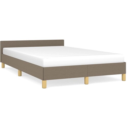 Maison Chic Posteljni okvir - Dvoposteljna postelja - Zakonska postelja brez vzmetnice taupe 120x190 cm blago-J12591, (21760960) Cene