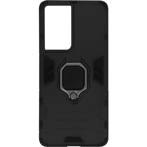 AVIZAR Ovitek Ultra Shockproof za Samsung Galaxy S21 z držalom za prstan, kolekcija prstanov - crn, (20626146) Cene