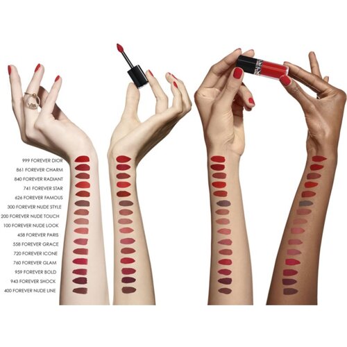 Dior Rouge Forever Liquid mat tekoča šminka odtenek 400 Forever Nude Line 6 ml Cene