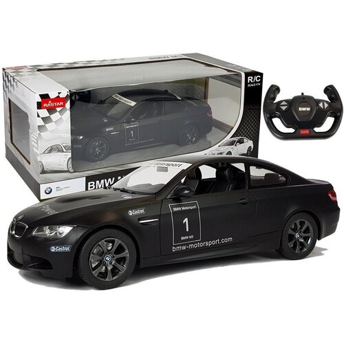  Licencirani auto na daljinsko upravljanje BMW M3 Rastar 1:14 - crni Cene