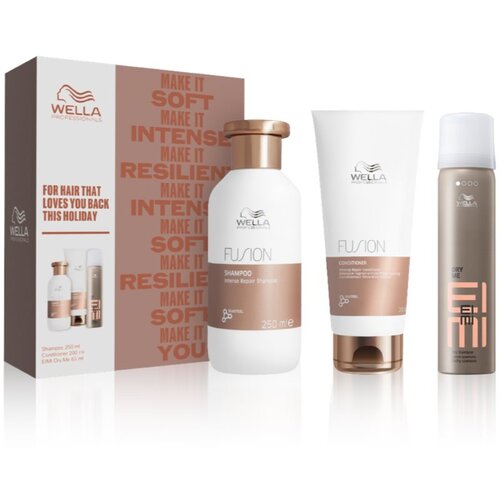 Wella Professionals Fusion darilni set za barvane in poškodovane lase Cene