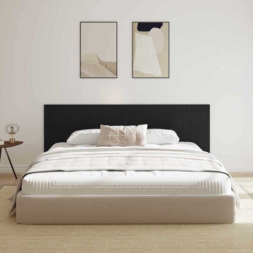  Uzglavlje za krevet Zidne Crni hrast 160 x 1.5 x 80.5 cm Slike