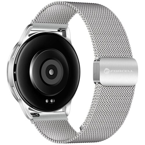 Forcell F-DESIGN FS11 magnetna narukvica od nerdjajućeg čelika za SAMSUNG Watch 22 mm srebrna Slike