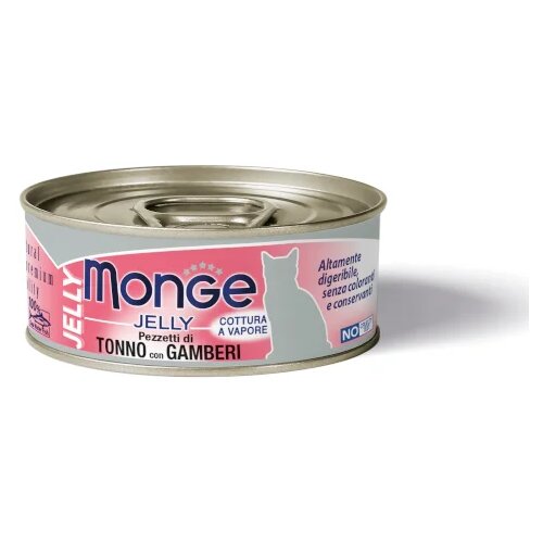 Monge cat jelly Yellowfin Tuna/Rakci 80 g Cene