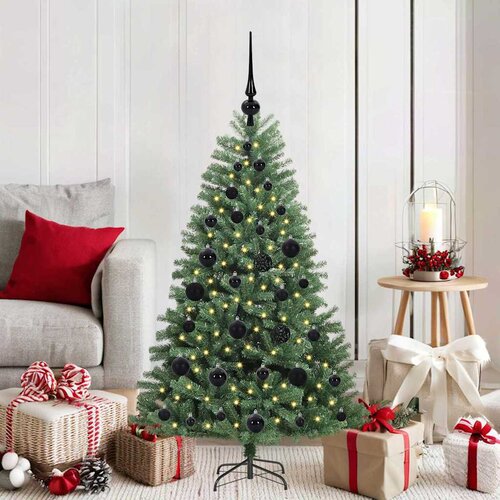  Umjetno božićno drvce s nogom Zelena 120 cm PVC i metal Cene