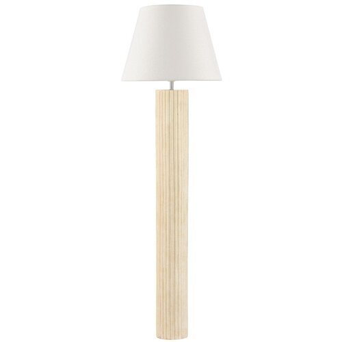 Nova Luce Bela/kremno bela lončena stoječa svetilka (vi&scaron;ina 150 cm) Bacoo &ndash; Cene