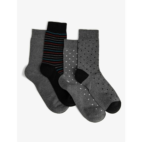 Koton Striped 4-Pack Socks Set Slike