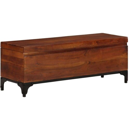vidaXL Skrinja za shranjevanje 110x35x41 cm trden akacijev les Cene