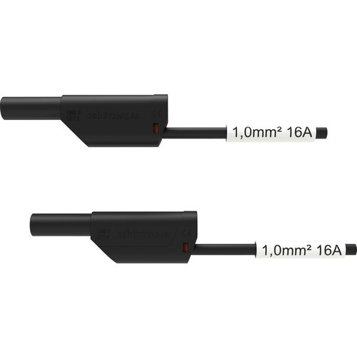 Sch&amp;uuml;tzinger VSFK 8500 / SIL1 / 100 / SW varnostni merilni kabel 4 mm mo&amp;scaron;ki konektor 4 mm mo&amp;scaron;ki konektor 100.00 cm črna 1 kos, (20423122) Slike