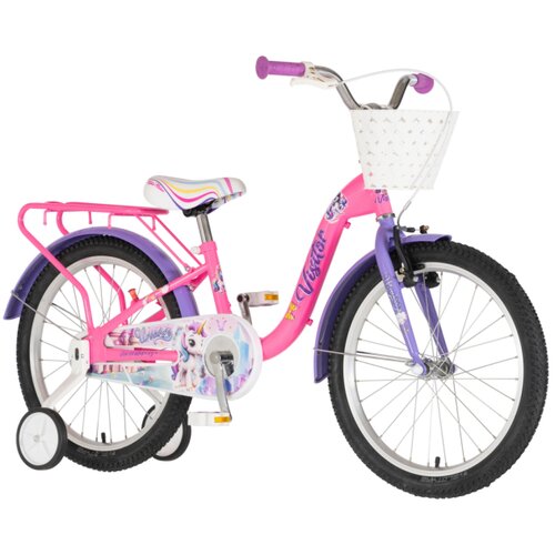 Visitor bicikl kids unicorn 20&amp;quot; 10&amp;quot; v-brake kontra 115-135cm (20&amp;quot;) roze uv sjaj 1203151 Slike