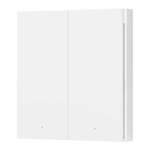 Aqara bežični daljinski prekidač H1 (dvostruki prekidač) (HomeKit) bežični zidni kontakt WRS-R02 bijela Apple HomeKit Cene