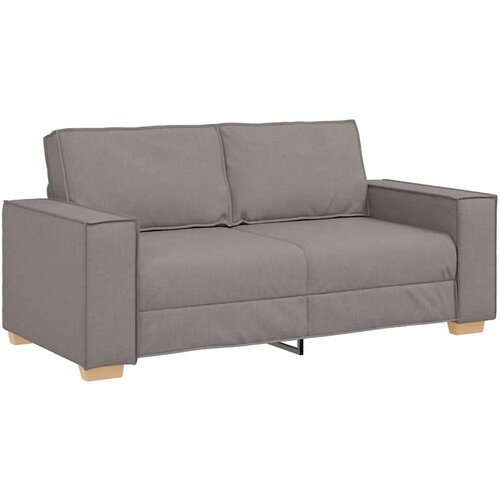 vidaXL Dvosjed Kauč Taupe 140 cm Tkanina Cene
