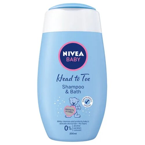 NIVEA ZA BEBE I DECU nivea baby &amp;scaron;ampon i kupka 200ml Slike