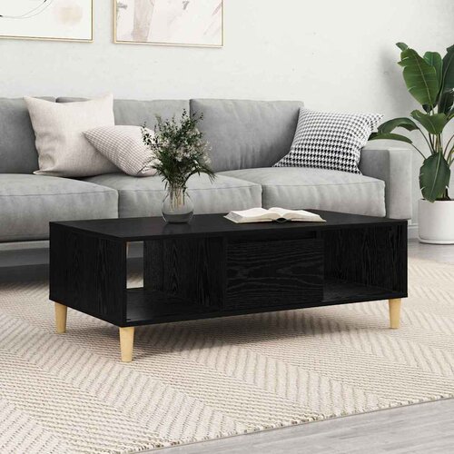  Kava Stol Crni hrast 102 x 55 x 35 cm Konstruirano drvo Cijene