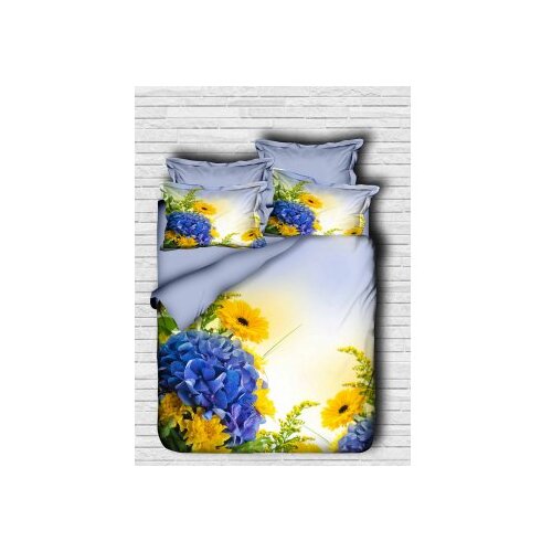 Lessentiel Maison set posteljine 147, 200x220cm, plavo-žuta Cene
