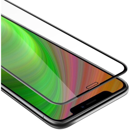 Cadorabo Za&amp;scaron;čitna folija za celoten zaslon, združljiva z Apple iPhone 11 - Za&amp;scaron;čitna folija za transparentna s črno barvo - Za&amp;scaron;čitno steklo s kaljenim zaslonom s trdoto 9H in 3D dotikom, (20563091) Slike