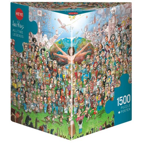 Heye puzzle 1500 delova Triangle Hugo Prades All-Time Legends 30024 Cene
