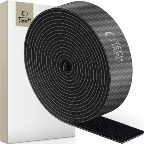 TECH-PROTECT VELCRO ORGANIZATOR ZA KABLE 300CM ČRN POKROV ZA KABLE, (21980594) Cene