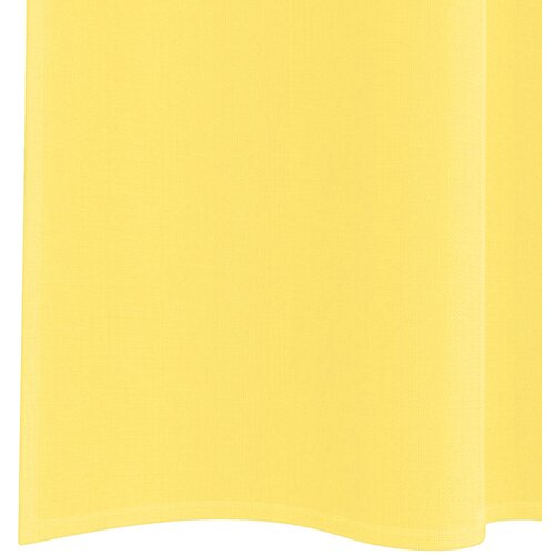 Voile zavjese s džepovima za &amp;scaron;ipke 2 kom žute Žuta 140 x 260 cm Slike