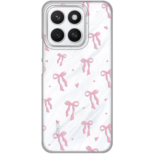  Torbica Silikonska Print Skin za Honor X8c Cute Bow Cene