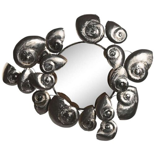  Zidno ogledalo Home ESPRIT Srebrna 95 x 10 x 80 cm 90 x 10 x 80 cm Slike