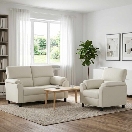  Set sofe 2 pcs Krem Bar&amp;scaron;un Slike