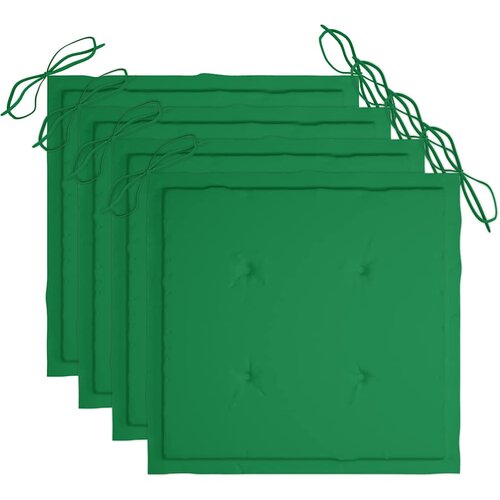  5-dijelni sklopivi vrtni blagovaonski set od bambusa Zelena 40 x 40 x 4 cm Slike